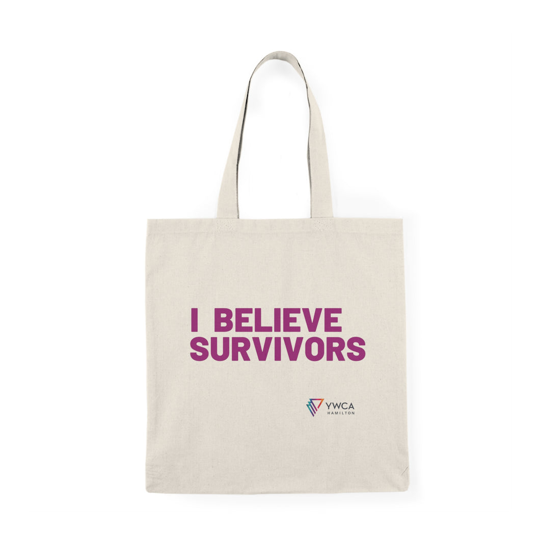 I Believe Survivors - Natural Tote Bag