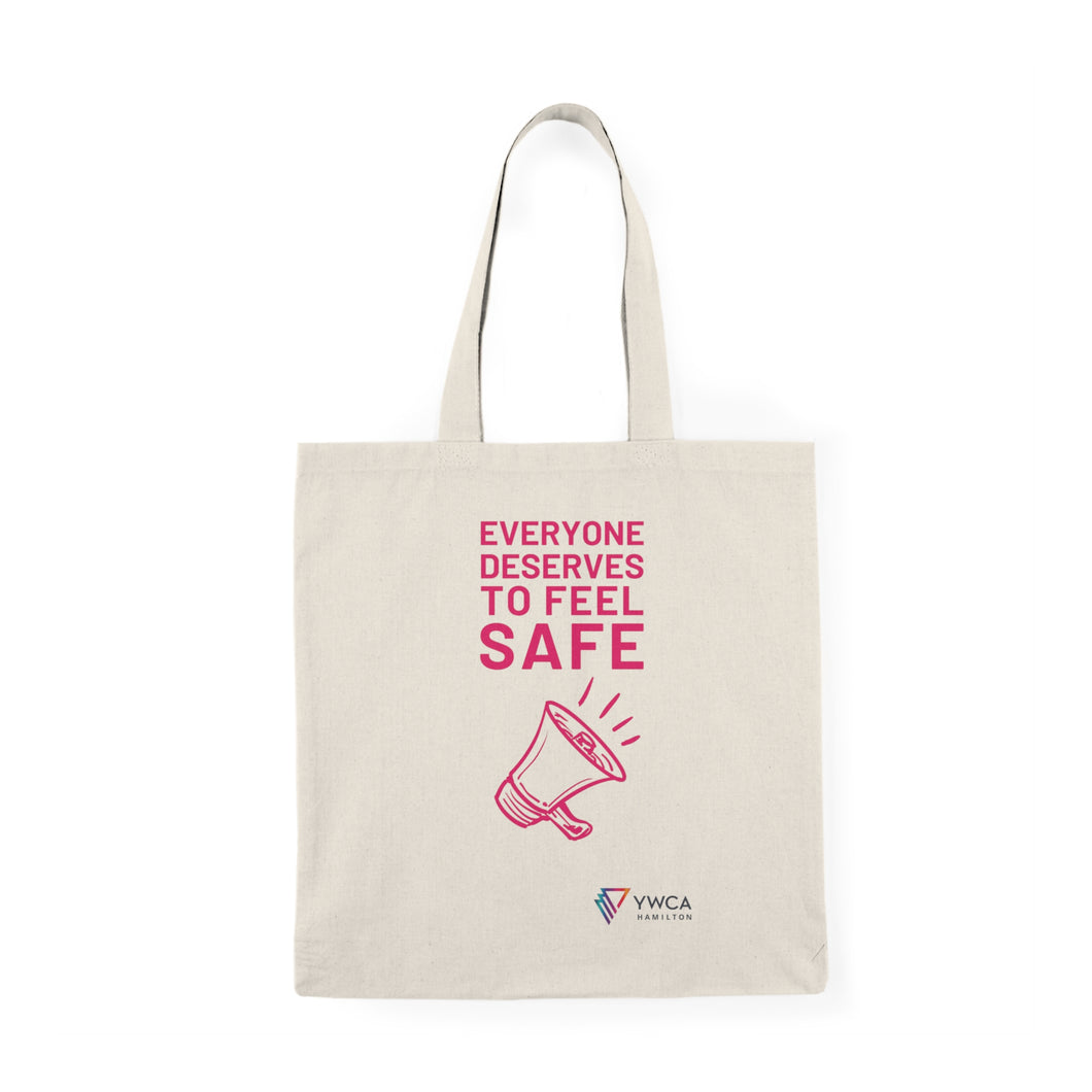 Everyone Deserves to Feel Safe - Natural Tote Bag